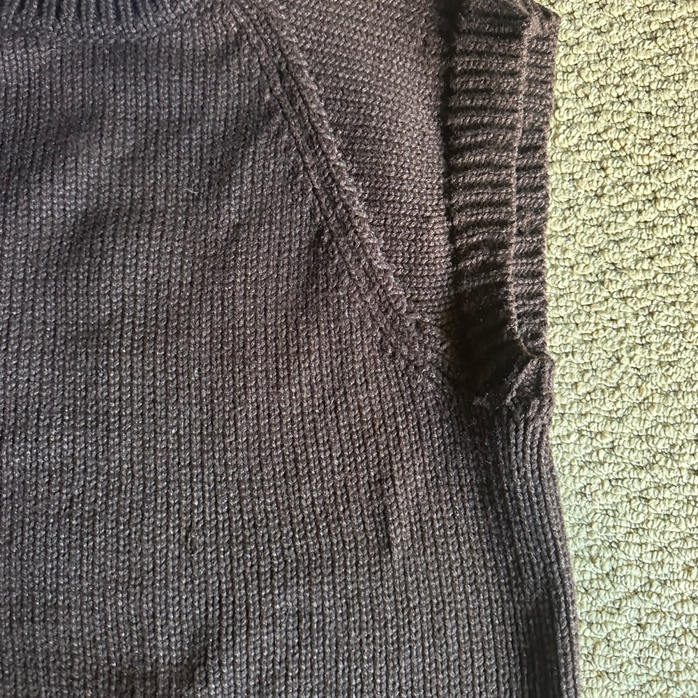 Zara Women's Dark Brown Sweater Vest - Picture 3 of 4